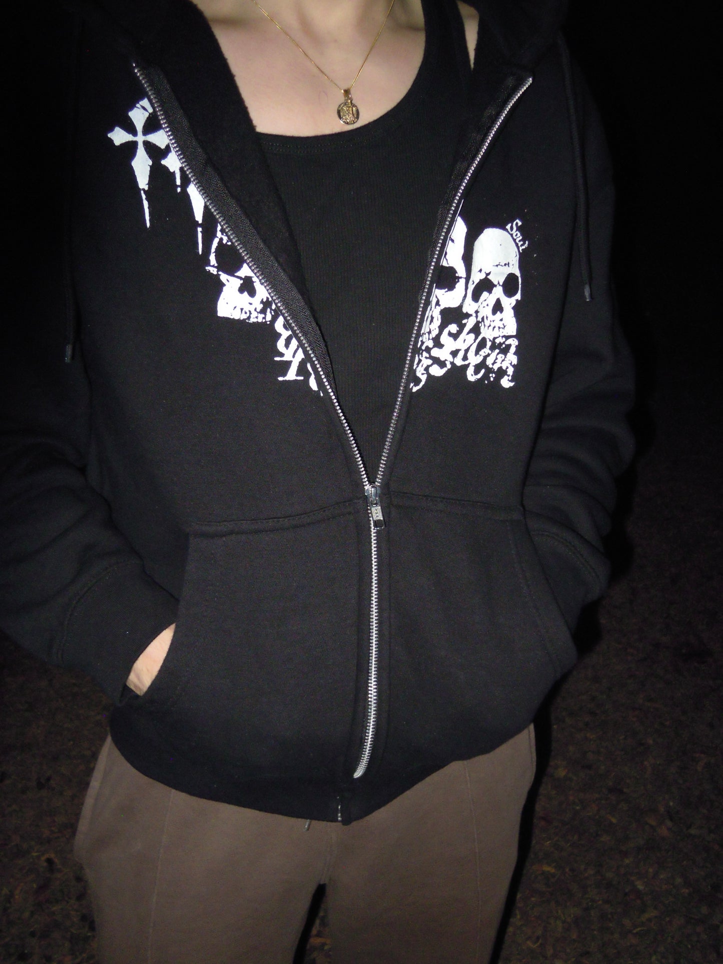 Split Skull Zip-Up