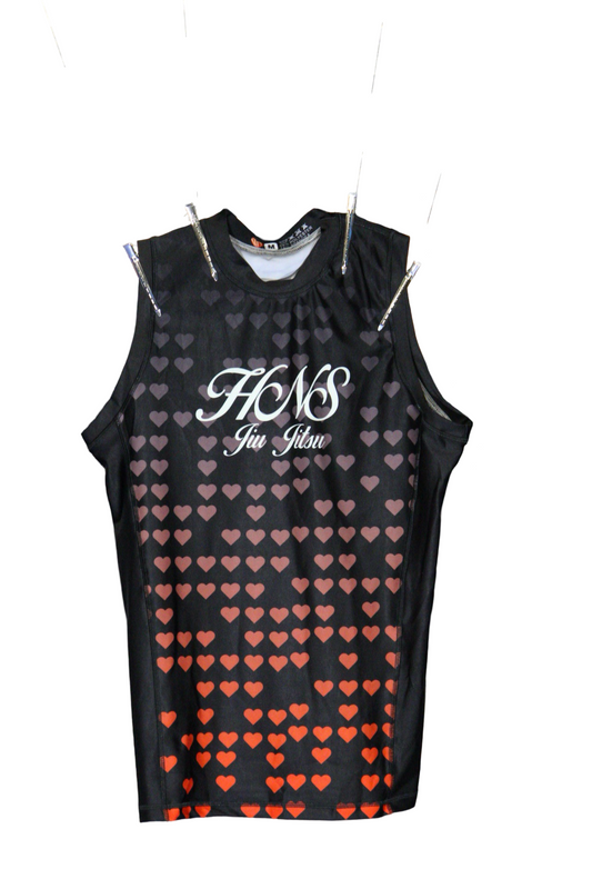 Digi Heart Sleeveless Rashguard - HeartnsoulJJ 