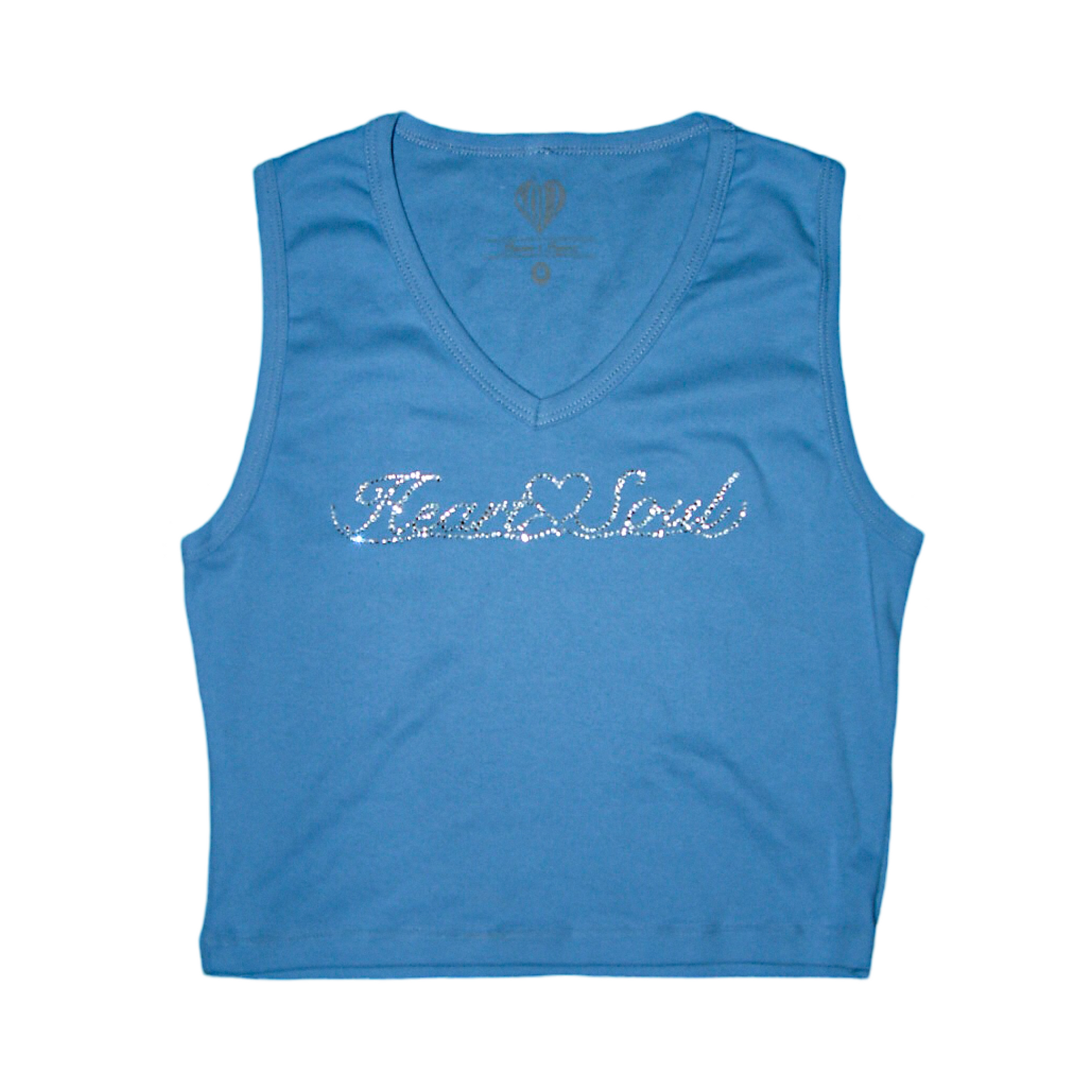 Bedazzled Cropped Tennis Top - HeartnsoulJJ 