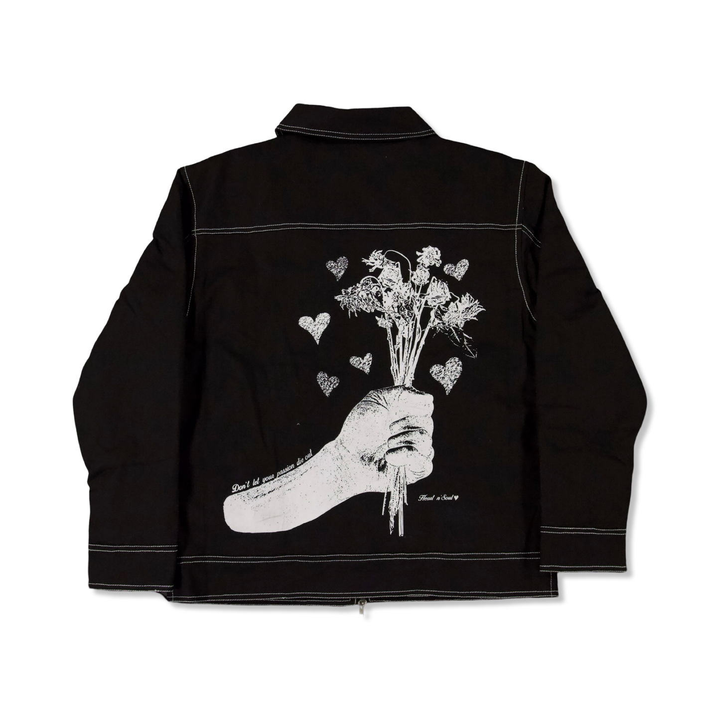 ‘Dead Flowers’ Utility Jacket - HeartnsoulJJ 