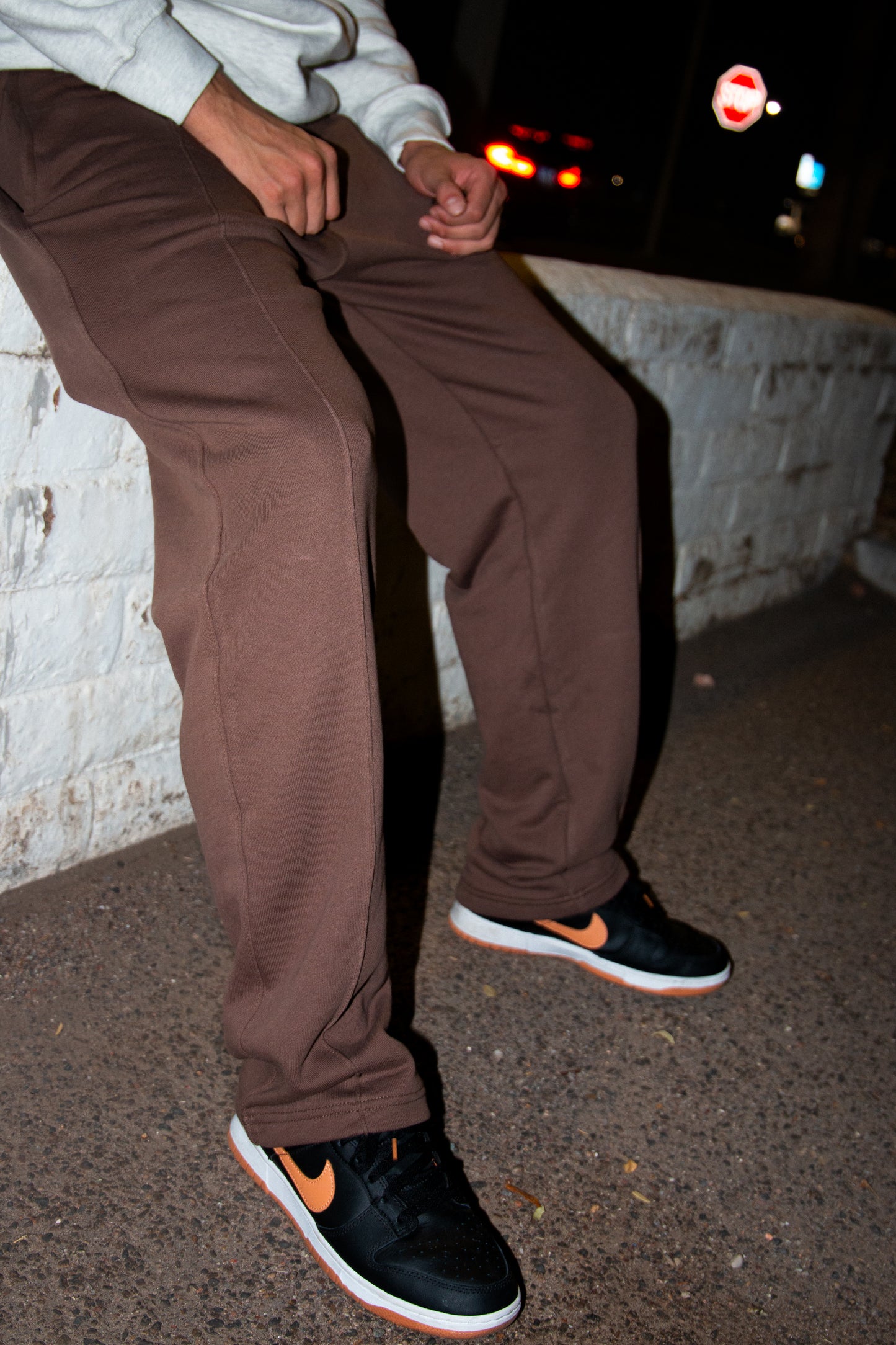 Brown Heavyweight Sweatpants