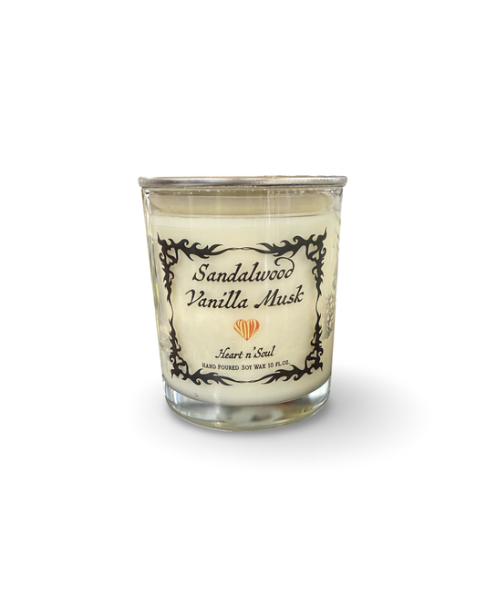 Sandalwood Vanilla Musk Soy Wax Candle